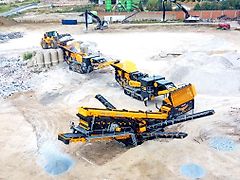 Fabo MOBILE TRACKED JAW+IMPACT+SCREEN COMBINATION 250-350 TPH COMPLETE PLANT